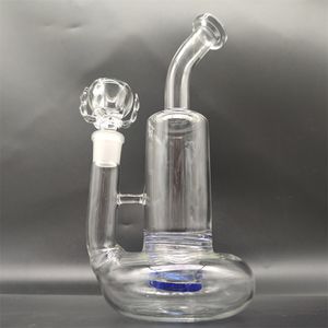 Bongs de vidrio de 7 a 12 pulgadas Mezcla de colores surtidos Cachimba Tubo de filtro trenzado Plataformas petroleras Burbujeador Tubería de agua Bong Tazón de 14 mm