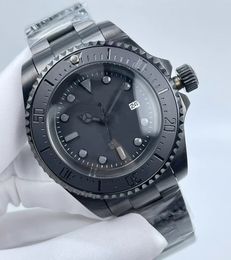 Todo negro Reloj para hombre de lujo de alta calidad SEA-DWELLER Bisel de cerámica 44 mm Acero inoxidable 116660BKSO Relojes de pulsera Cameron Diver automáticos negros