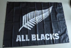 All Blacks Flag 3x5ft 150x90cm Printing 100d Polyester Indoor Outdoor Hanging Decoration Flag with Brass Brommets 9097951