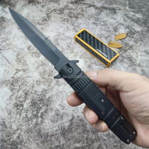 All Blacl Cool Knife - Roestvrijstalen zak Vouwmes Zelfverdediging Outdoor Survival Rescue Cutting Messen Everybody Carry