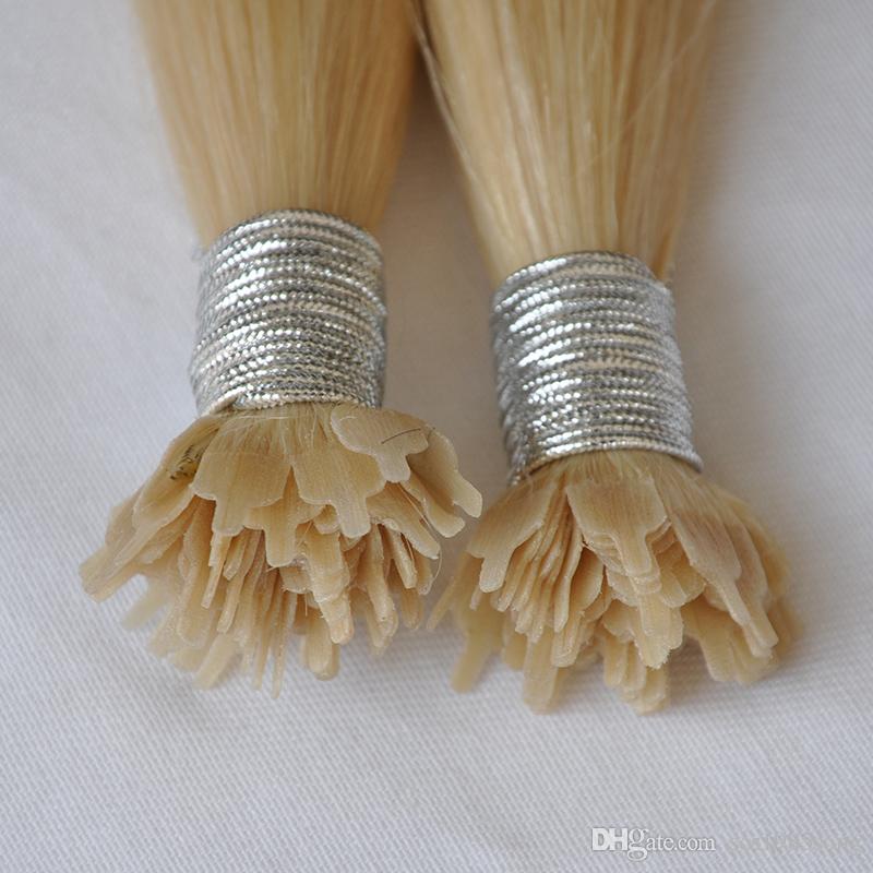 All colors 100% human hair 1g/strand 200s peruvian ultra flat hair extensions