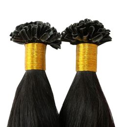 Extensions de cheveux péruviens pré-collés de toutes les couleurs, mèche de 05g, 300st, longueur de 150G, 1203903926039039, colle à la kératine Str4595854