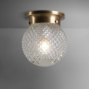 Alle koper eenvoudige postmoderne plafondlamp ananas vorm kamer slaapkamer balkon veranda gang gangpad lichtlichten