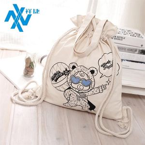 Bolsa de tela de franela de algodón, regalos publicitarios creativos, bolsa de paquete, protección del medio ambiente, serigrafía, compras, bolsa de compras 296B