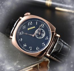 Tous les cadrans fonctionnent automatique Date hommes montres de luxe mode trois broches un œil conception numéro numérique cadran mouvement à quartz horloge or argent loisirs montre-bracelet cadeaux