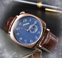 Tous les cadrans fonctionnent automatique Date hommes montres de luxe mode trois broches un œil conception numérique numéro cadran mouvement à quartz horloge tous les crimes super montre-bracelet cadeaux