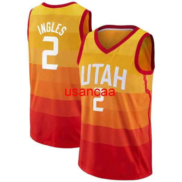 Todo el bordado 2 estilos 2 # INGLES 18 temporada camiseta de baloncesto naranja arcoíris Personaliza hombres mujeres jóvenes agrega cualquier número nombre XS-5XL 6XL Chaleco