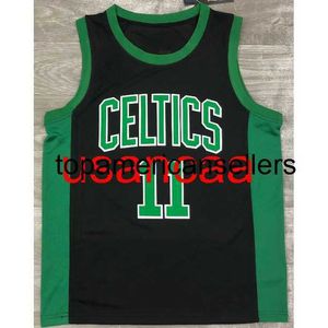 Toutes les broderies 5 styles 11 # IRVING maillot de basket-ball noir Personnalisez n'importe quel nom de numéro XS-5XL 6XL