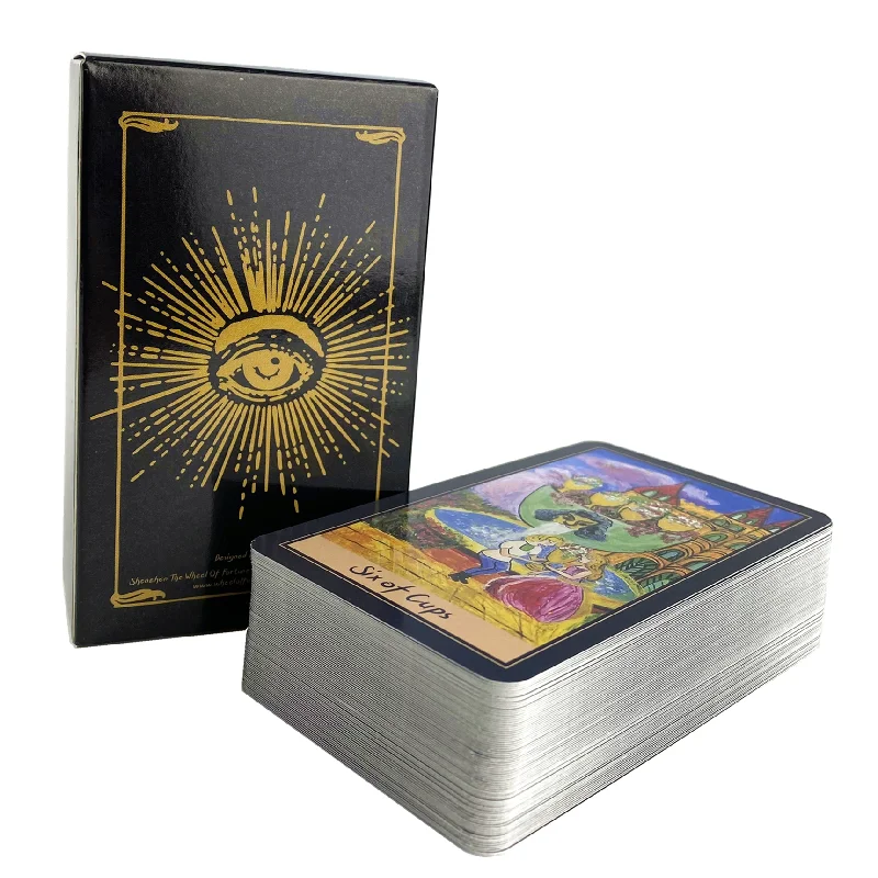 All English The Qedavian Tarot Family Friends Deck Board Game Cards