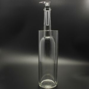 All-glazen constructie Gravitron zwaartekracht Bongs worden geleverd met glazen schuifkom 13 inch glazen waterpijp Er gaat geen rook verloren