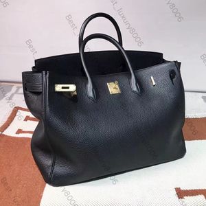 Alle handgemaakte draagtas merkontwerper schoudertas gemaakt van originele Togo Leather 40cm Fashion Travel Bag