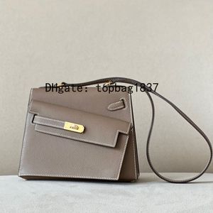 Tous les sacs faits à la main sacs à main de luxe pour femmes qualité miroir Sac à bandoulière double face cuir Epsom matériel 24k 20 cm spécial personnalisé avec boîte orange d'origine