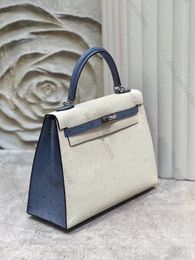 Tous les sacs à main de créateurs faits à la main sac à bandoulière 2528cm importés en cuir spécial original fait à la main 24K véritable or plaqué matériel sac à bandoulière