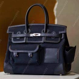 Tous les sacs à main faits à la main Designer Tote Bag Retro Fashion Canvas Swift cuir mode sac de voyage décontracté Sac multifonctionnel avec boîte-cadeau haut de gamme