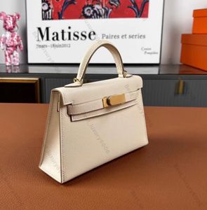 Alle handgemaakte handtassen Classic Designer Shoulder Bag Premium Frans lederen handgemaakte mini portemonnee Stijlvolle crossbody tas met premium originele geschenkdoos