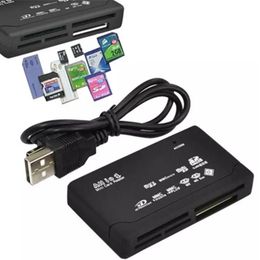 Alles in één mini-geheugenkaartlezer USB 2.0 Multi in 1 Universele externe SD SDHC Mini Micro M2MC XD CF MS