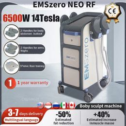 Solución todo en uno: Emszero Slimming Machine con tecnología electromagnética, estimulador muscular HI-EMT y escultura corporal RF