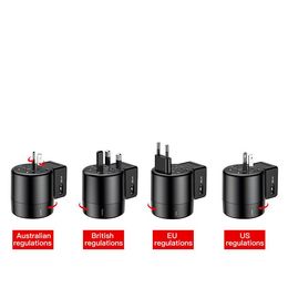 All In One Universal International Plug Adapter World Travel AC Power Charger Adapter met AU US UK EU-omzetter