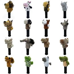 Todo tipo de animales Fundas para cabezas de golf que se adaptan a Fairway Woods Men Lady Golf Club Cover Mascot Novedad Lindo regalo 240127