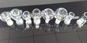 Toutes sortes de bol en verre à joint en verre dôme en verre à ongles en verre 14,4 mm 18,8 mm bleu clair vert 14 mm 18 mm pour bang en verre