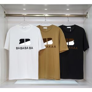 Toutes sortes de T-shirts T-shirts de créateurs pour hommes T-shirts noirs et blancs couples se tiennent dans la rue T-shirt d'été taille S-S-XXXL BABABA 18