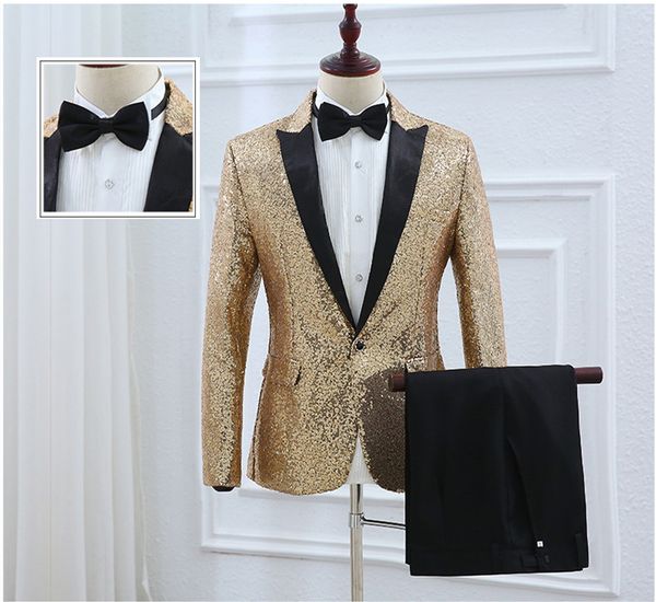 Tous aimés un bouton garçons d'honneur pic revers marié Tuxedos hommes costumes mariage/bal/dîner meilleur homme Blazer (veste + pantalon + cravate) A681