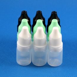 All-Match 100 Stuks 10ml (1/3 oz) Plastic Druppelflesjes Tamper Proof Caps Tips Veilig LDPE E Vapor Cig Vloeistof 10 ml