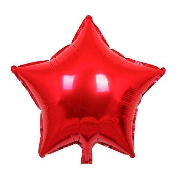 Globo de lámina de helio en forma de estrella de 50 piezas de 10 pulgadas que combina con todo, decoraciones de globos de suministros para fiestas de vacaciones mezcla de colores