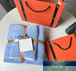 All-match badhanddoek Set Coral Velvet Designer Desmetsel Letter Gezicht handdoeken Absorberende mannen Dames Wasdoeken handdoeken