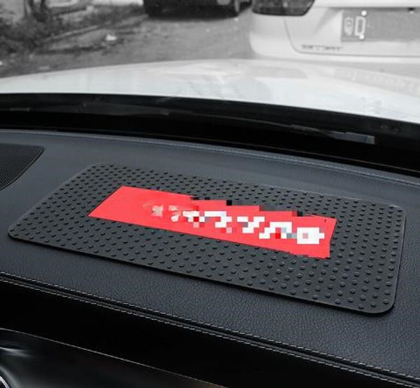 Alfombrilla antideslizante para coche que combina con todo, cubierta para salpicadero de coche, consola central para teléfono móvil, panel de instrumentos, almohadilla de almacenamiento resistente a altas temperaturas, adornos interiores para coche