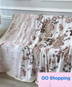 All-match Coral Velvet Big Brand Fleece Deken Sofa Cover Travel Cover Deken Groothandel