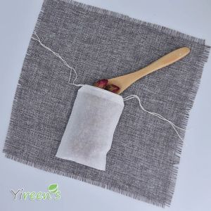 Juego de té desechable que combina con todo, herramientas, 100 Uds., 60X90mm, bolsas de filtro de papel vacías con hilo de doble cordón, bolsas de embalaje de plantas de hierbas limpias