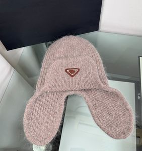 Bonnet en laine pour enfants, Protection auditive assortie avec tout, bonnet tricoté chaud et assorti pour l'hiver