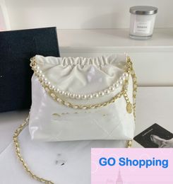Bolso de basura que combina con todo, bolso con cadena de Nueva Perla, bolso de hombro con rombos a la moda, bolsos de mensajero para mujer