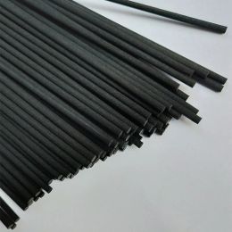 All-match Bon Prix Usine 100pcs / lot 3MM * 20CM Rotin Parfum Encens Noir Fibre Reed Diffuseur Remplacement Recharge Bâtons Aromatique Bâtons