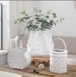All-match hars licht luxe middeleeuws vaas woonkamer entree bloemstuk gepersonaliseerde decoraties groothandel in bloemenwaren