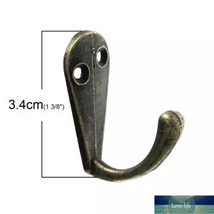 All-match Single Prong Clothes Coat Robe Purse Hat Hook Hanger Antique Bronze 3.4cm x 1.4cm(1 3/8