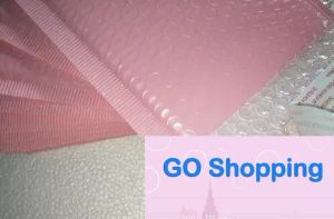 All-match bruikbare ruimte roze Poly bubble Mailer Gift Wrap enveloppen opgevulde zelfsluitende verpakkingstas fabrieksprijs