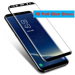 Alle modellen schermbeschermer 3D gebogen gehard glas voor Samsung Galaxy S23 S22 S21 S20 Opmerking 20 Ultra S10 S8 S8 S8 S9 S9 Pro Note8 Film Volledige lijm P40Pro S10 S23 Ultra