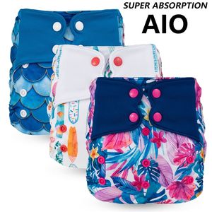 All One New ElfDiaper AIO Couche de haute qualité avec inserts cousus 210312