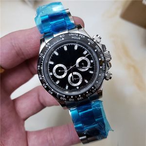 Montres de marque de luxe pour hommes, avec lunette en céramique, bracelet en acier inoxydable, mouvement mécanique automatique, saphir, montres-bracelets à remontage automatique pour hommes, cadeau de noël