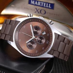 Alle kleine wijzerplaten werken luxe herenhorloges Topmerk Designer stopwatch quartz horloges voor mannen cadeau Valentijnsdag cadeau Hoge kwaliteit horloge dropshipping
