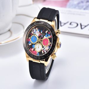 Tous les sous-cadrans Travail loisirs Montres pour hommes Montres de luxe pour hommes Montres-bracelets étanches cool Chronomètre montre Montre relogies pour hommes rel287N