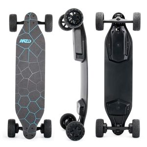 Skateboard électrique tout-terrain à double moteur à moyeu 1000*2 avec vitesse maximale de 32mph, autonomie de 25miles et batterie de 9600mAh