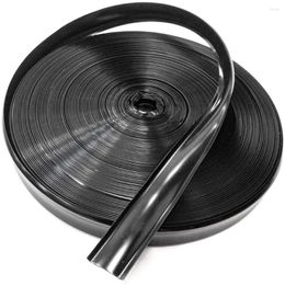 Alle terreinwielen 1 "x 100ft Vinyl Insert Muls Trim Flexibele schroefafdekking RV BOAT TRAND CAMPER TRAILER ZWART