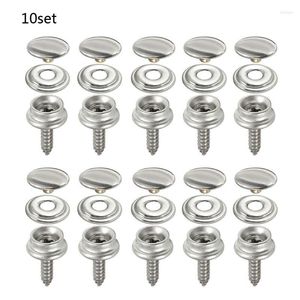 All Terrain Wheels 10 Sets Stainless Steel Tapping Snap Fastener Kit Tent Marine Yacht Boat Canvas Cover Tools Sockets Buttons Car Canopy