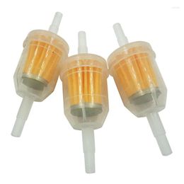 Todas las ruedas de terreno 10pcs cortacéspes de césped pequeño accesorios modificados de motocicletas modificadas con filtro de gas/combustible universal en línea 6 mm-8 mm 1/4 "