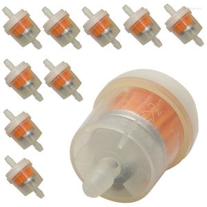 Alle terreinwielen 10x 4/25 '' 4 mm slang motorfiets scooter benzinefilter helder inline gasbrandstof h8we