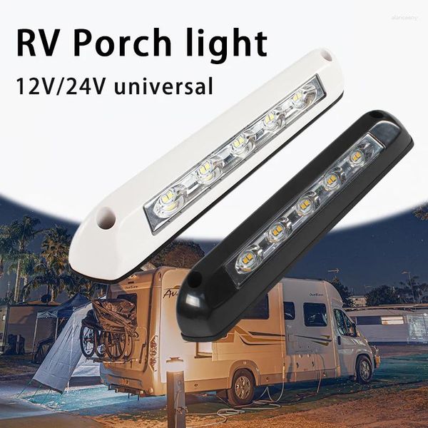 Roues tout terrain 12 V-24 V RV LED auvent porche lumière étanche camping-car caravane lampes murales intérieures Bar Van camping-car remorque lampe extérieure