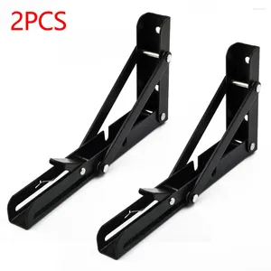 All Terrain Wheels 2pcs camping-car les supports de table pliant de pliage de table pliant Caravan Black Finish Camping Camping Van Brackets RV Accessoires